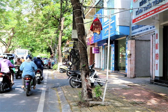 Hải Phòng: Người dân lo lắng trước sự xuất hiện của hàng trăm cột sắt bên đường - Ảnh 4.