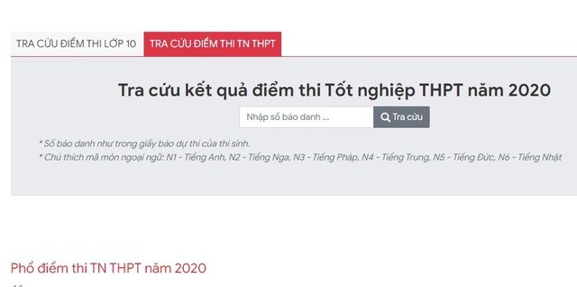 Tra cứu điểm thi tốt nghiệp THPT năm 2020 chính xác và nhanh nhất - Ảnh 3.