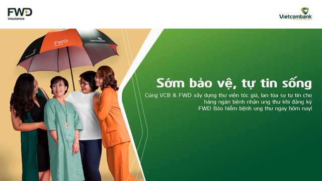 Cùng Vietcombank và FWD góp sức lan tỏa tinh thần “Sớm bảo vệ, Tự tin sống” khi đăng ký FWD Bảo hiểm ung thư  - Ảnh 1.