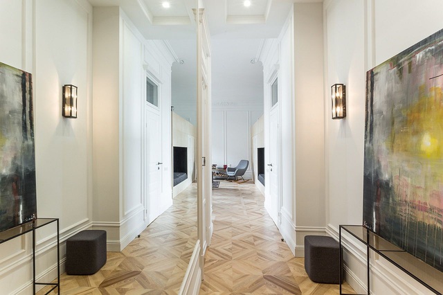 Căn hộ 47m² nới rộng thành 60m² đánh thức mọi giác quan với thiết kế sàn ảo giác độc đáo - Ảnh 4.