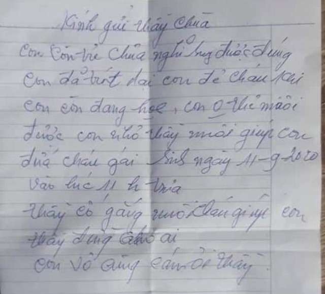 Hải Dương: Xót xa bé gái sơ sinh bỏ rơi trước cổng đền và lá thư nhờ nuôi giúp - Ảnh 2.