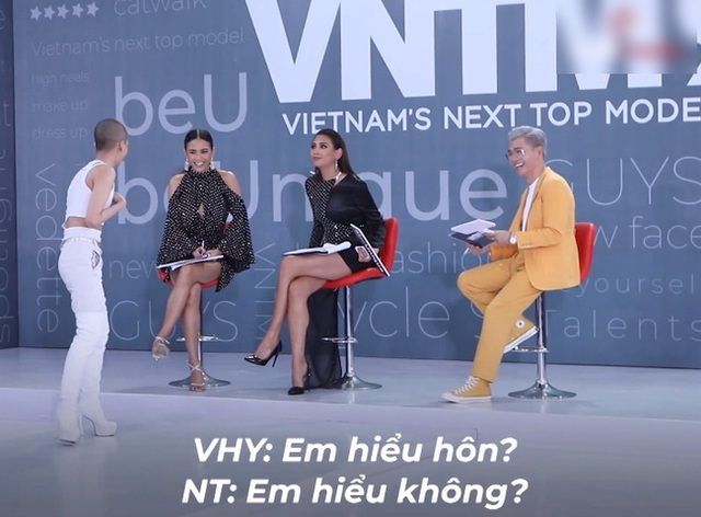 Vietnams Next Top Model: Võ Hoàng Yến quát lớn nam thí sinh cạo đầu đi thi người mẫu vì nói gì cũng đều không hiểu - Ảnh 8.