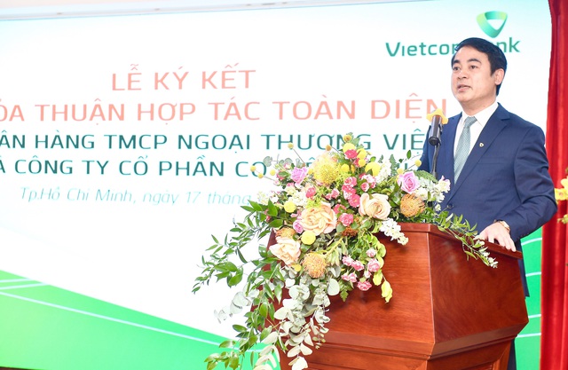 Vietcombank ký kết Thoả thuận Hợp tác toàn diện và Hợp đồng tín dụng tài trợ Dự án nhà máy điện gió số 3 (48MW) tại tỉnh Trà Vinh với Công ty Cổ phần Cơ Điện Lạnh (REE Corporation) - Ảnh 1.
