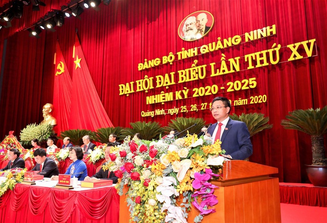 Quảng Ninh khai mạc đại hội Đảng bộ lần thứ 15 (2020-2025) - Ảnh 1.