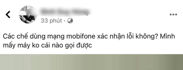 Dính sự cố lỗi đường truyền, nhiều thuê bao MobiFone không liên lạc được - Ảnh 1.