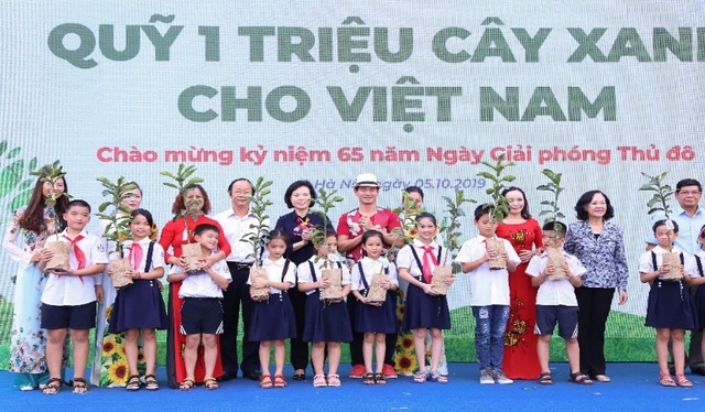 Quỹ 1 triệu cây xanh cho Việt Nam: lan tỏa tình yêu thiên nhiên, môi trường đến với học sinh - Ảnh 1.