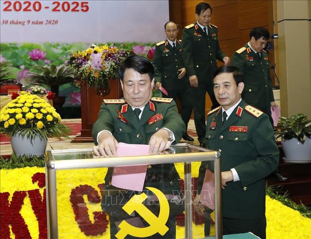  Đại hội Đảng bộ Quân đội bầu 43 đại biểu chính thức dự Đại hội Đảng toàn quốc  - Ảnh 3.