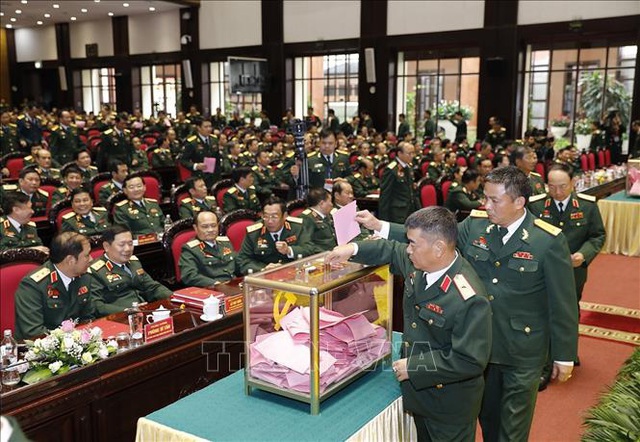  Đại hội Đảng bộ Quân đội bầu 43 đại biểu chính thức dự Đại hội Đảng toàn quốc  - Ảnh 4.
