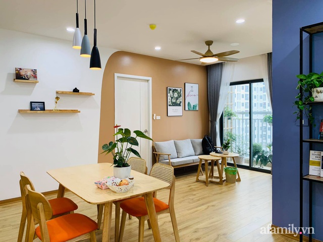 Nhà ở xã hội 69m² siêu ấm áp và tiện ích với chi phí cải tạo 200 triệu đồng của cặp vợ chồng 9X ở Từ Liêm, Hà Nội - Ảnh 8.