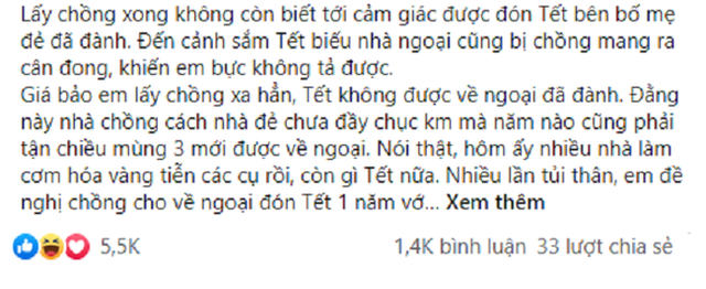 Bị chồng dằn mặt chuyện sắm Tết nội ngoại, cô vợ hành động khiến anh chồng đắng họng - Ảnh 1.