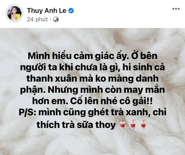 Vợ Đăng Khôi đăng đàn đồng cảm với Thiều Bảo Trâm, ẩn ý cũng từng trải qua chuyện tương tự - Ảnh 2.