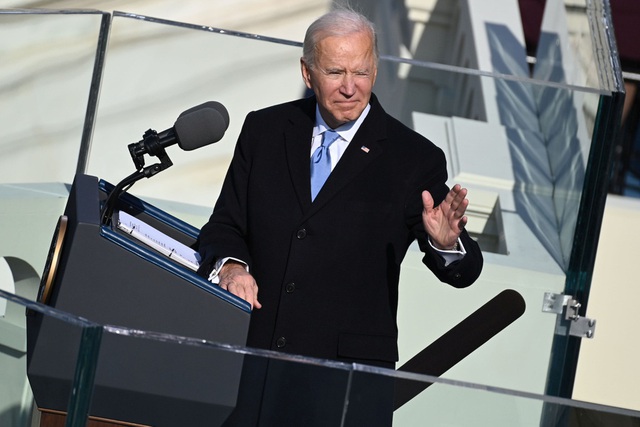 Hình ảnh ông Biden tuyên thệ nhậm chức Tổng thống - Ảnh 8.