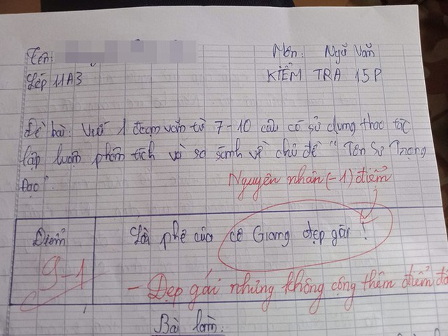 Cố gắng vớt vát 0,1 điểm, nam sinh làm điều không ai ngờ tới  - Ảnh 2.