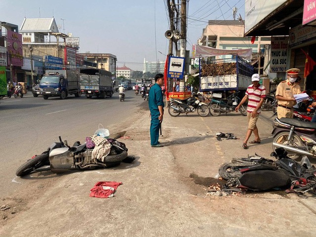 Tai nạn giao thông ở Biên Hòa, người và xe nằm la liệt - Ảnh 11.