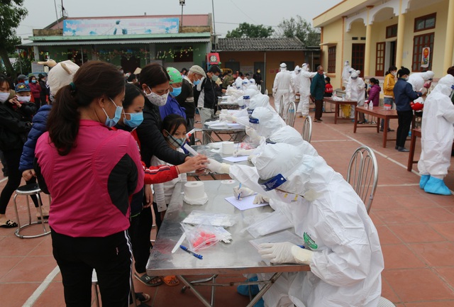 Thành phố Chí Linh (Hải Dương): Tiếp tục lấy mẫu xét nghiệm trên diện rộng tại ổ dịch Poyun - Ảnh 2.