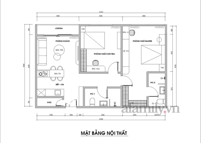 Kiến trúc sư tư vấn thiết kế căn hộ 70m² hiện đại với chi phí 145 triệu đồng - Ảnh 1.