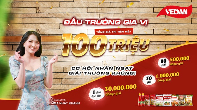 Livestream Vedan – Đấu trường gia vị phủ sóng mạng xã hội, thu hút hơn 10.000 người tham gia trực tuyến - Ảnh 1.