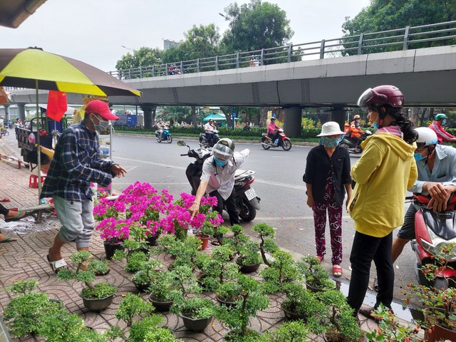 Ngày 30 Tết: Tấp nập mua bán, cây kiểng cháy hàng - Ảnh 6.