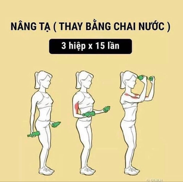 Sau Tết, tập những động tác đơn giản này sẽ giúp nàng béo có bắp tay cực thon gọn - Ảnh 2.