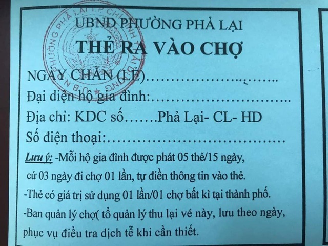 Người dân tâm dịch Chí Linh quay lại “thời kỳ tem phiếu” để quyết thắng COVID-19 - Ảnh 5.