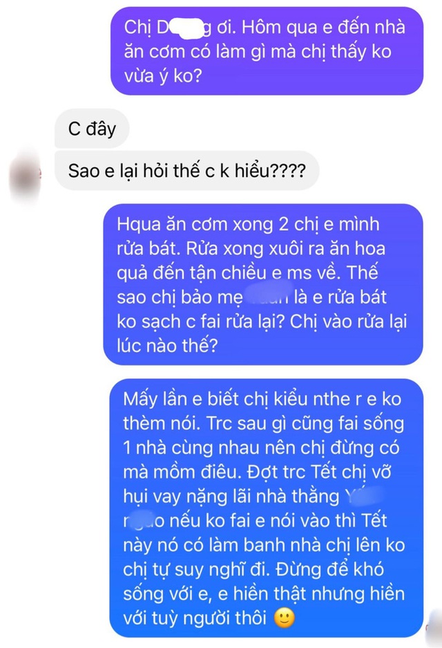 Phát hiện chị dâu tương lai chuyên đổ điêu, cô gái dằn mặt khiến đối phương im bặt - Ảnh 1.