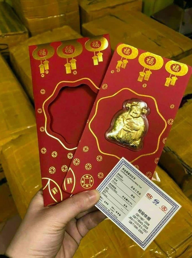 Trâu vàng Trung Quốc, Thần tài bên Tàu tràn sang chợ Việt giá 10.000 đồng - Ảnh 2.