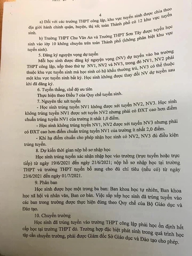 4 thay đổi quan trọng trong kỳ thi tuyển sinh lớp 10 năm 2021 ở Hà Nội, học sinh cần nắm rõ tránh đăng ký nguyên vọng sai sót - Ảnh 4.