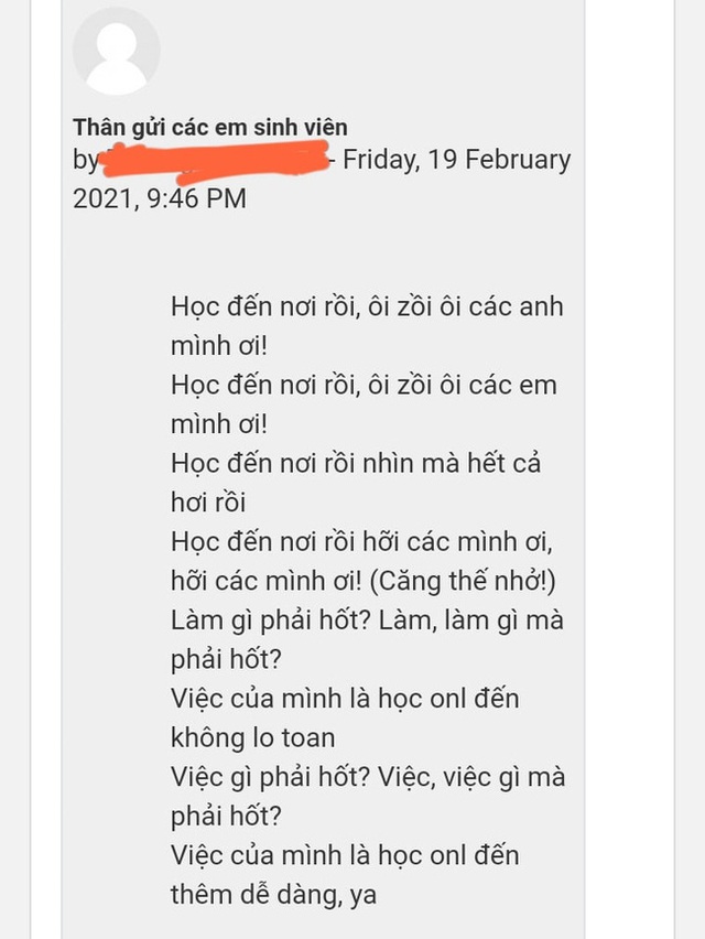 Sợ sinh viên xuống tinh thần khi học online, thầy giáo có cách cổ vũ đáng yêu hết nấc - Ảnh 1.
