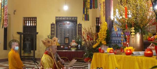 Những hình ảnh đẹp của nghi lễ cầu an online tại các đình chùa nổi tiếng - Ảnh 4.