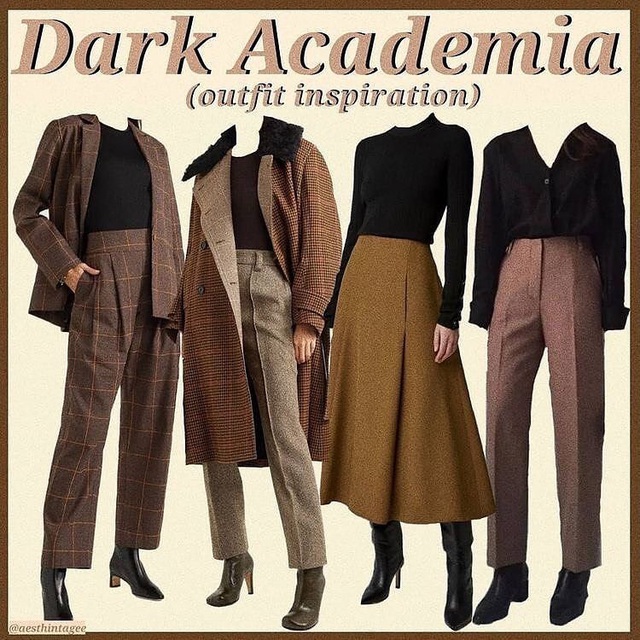 Xu hướng diện đồ kiểu Dark Academia: Phong cách thời trang buồn man mác nhưng lại đậm chất quý tộc sang chảnh - Ảnh 15.