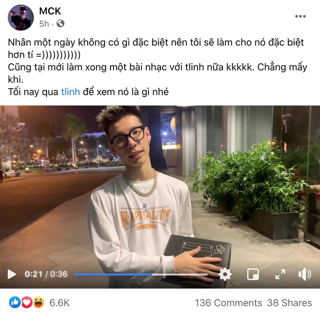 Rapper Tlinh đứng vững vị trí “nóc nhà” - Ảnh 1.