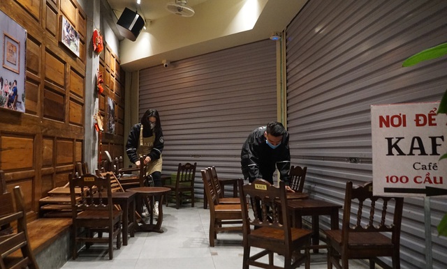 Hà Nội: Nhà hàng, quán cà phê xuyên đêm chuẩn bị cho ngày đầu hoạt động trở lại - Ảnh 4.