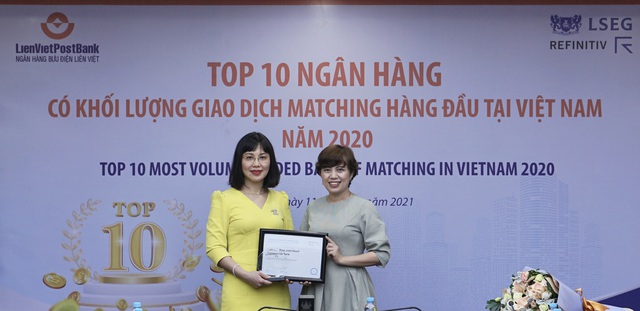 LienVietPostBank lọt top 10 ngân hàng có khối lượng giao dịch Matching lớn nhất thị trường ngoại hối Việt Nam 2020 - Ảnh 1.