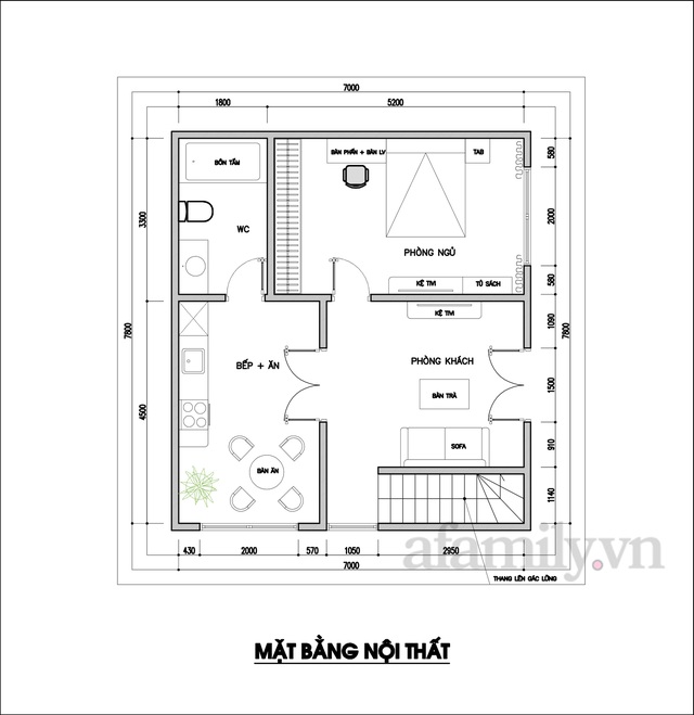 Kiến trúc sư tư vấn thiết kế cải tạo ngôi nhà cấp 4 rộng 54m² với chi phí 210 triệu đồng đẹp như một nàng thơ - Ảnh 1.