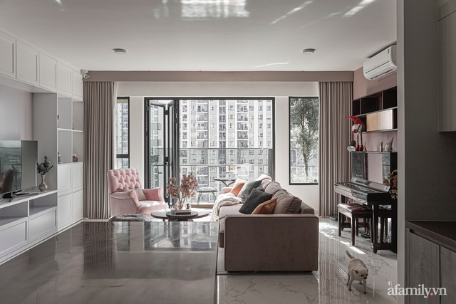Bỏ ra 800 triệu cải tạo nội thất, gia chủ thu về căn hộ 170m² đẹp như bản tình ca lãng mạn ở Sài Gòn - Ảnh 3.