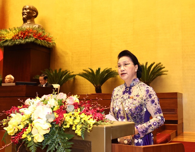 Chủ tịch Quốc hội Nguyễn Thị Kim Ngân: Chúng ta có quyền tự hào về những thành quả đạt được trong cả nhiệm kỳ - Ảnh 2.