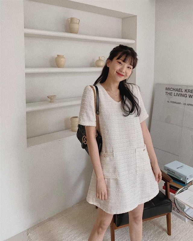 Hè đến là gái Hàn lại diện đủ kiểu váy trắng siêu trẻ xinh và tinh tế, xem mà muốn rinh hết về nhà - Ảnh 11.