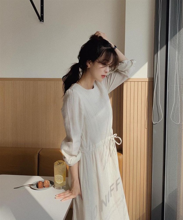 Hè đến là gái Hàn lại diện đủ kiểu váy trắng siêu trẻ xinh và tinh tế, xem mà muốn rinh hết về nhà - Ảnh 14.