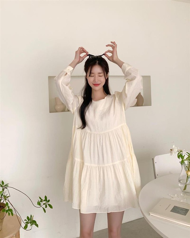 Hè đến là gái Hàn lại diện đủ kiểu váy trắng siêu trẻ xinh và tinh tế, xem mà muốn rinh hết về nhà - Ảnh 16.