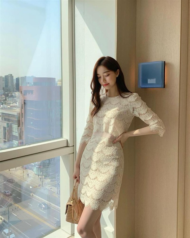 Hè đến là gái Hàn lại diện đủ kiểu váy trắng siêu trẻ xinh và tinh tế, xem mà muốn rinh hết về nhà - Ảnh 18.