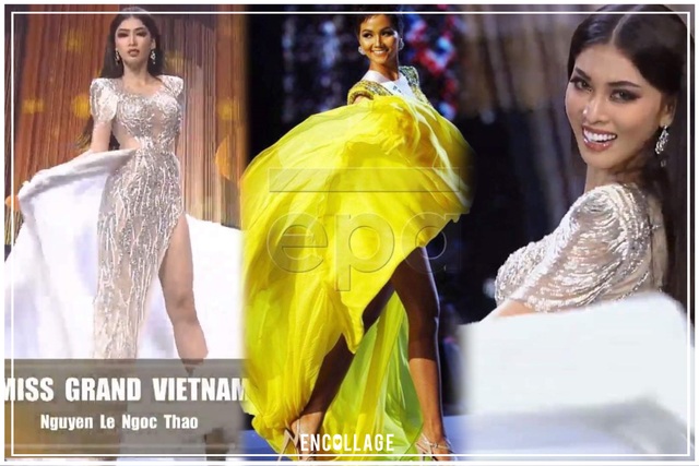 Màn hất váy gợi nhớ H’Hen Niê của Ngọc Thảo đêm bán kết Miss Grand International 2020 - Ảnh 3.