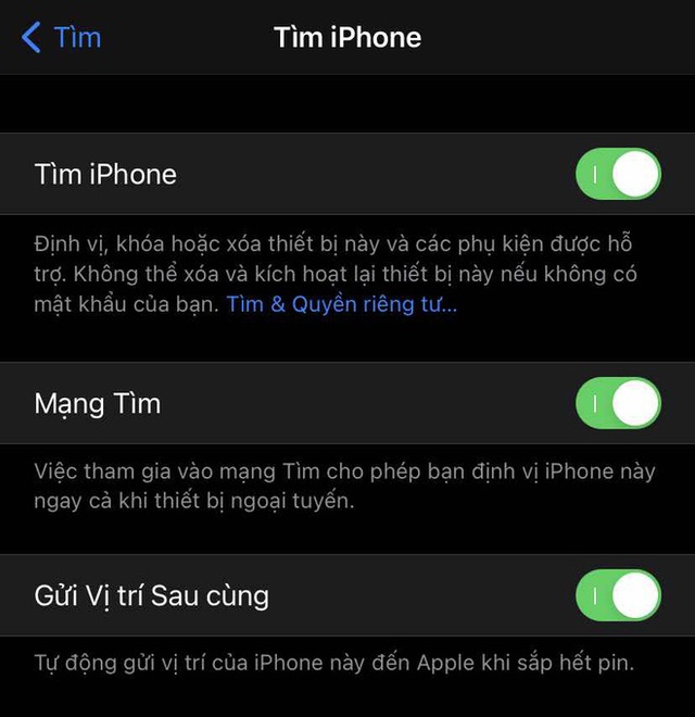 Những cách chuẩn bị để tìm lại iPhone nếu thất lạc - Ảnh 3.