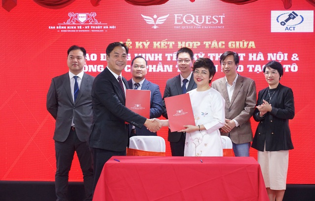 Trường Cao đẳng Kinh tế - Kỹ thuật Hà Nội ký kết với 6 doanh nghiệp nhằm đảm bảo “đầu ra” cho sinh viên - Ảnh 4.