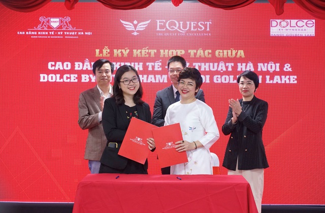 Trường Cao đẳng Kinh tế - Kỹ thuật Hà Nội ký kết với 6 doanh nghiệp nhằm đảm bảo “đầu ra” cho sinh viên - Ảnh 6.