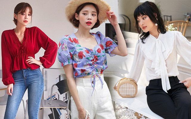 Chị em không nên bỏ qua 5 kiểu áo blouse cứ mặc là đẹp - Ảnh 1.