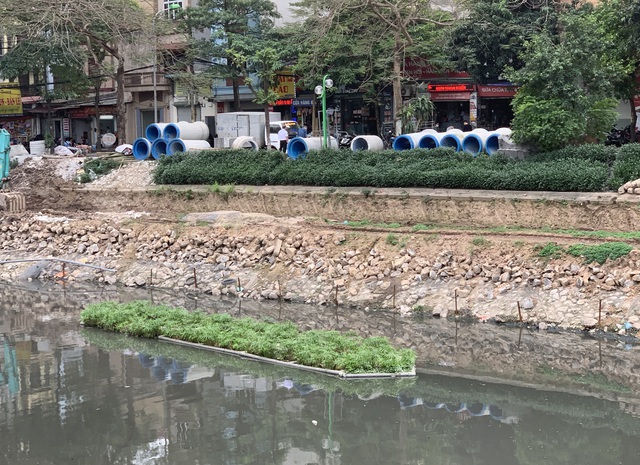 Hà Nội: Gấp rút thi công cống ngầm gom nước thải giải cứu sông Tô Lịch - Ảnh 8.