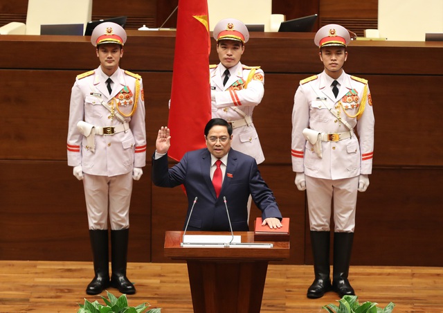 Thủ tướng Chính phủ Phạm Minh Chính tuyên thệ nhậm chức - Ảnh 2.