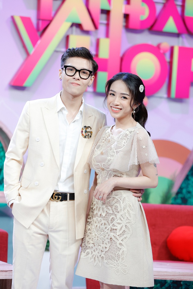 Ái nữ nhà Minh Nhựa cùng chồng chơi gameshow - Ảnh 1.