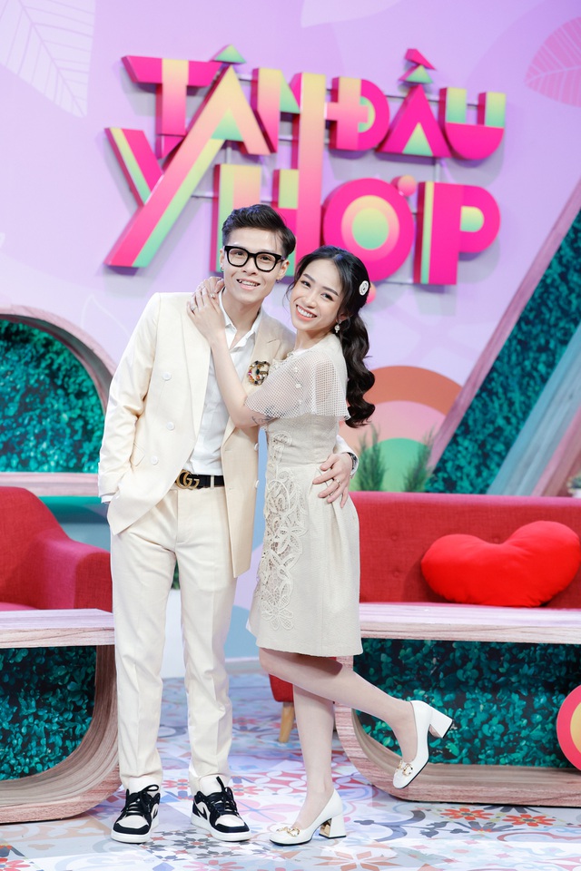 Ái nữ nhà Minh Nhựa cùng chồng chơi gameshow - Ảnh 2.