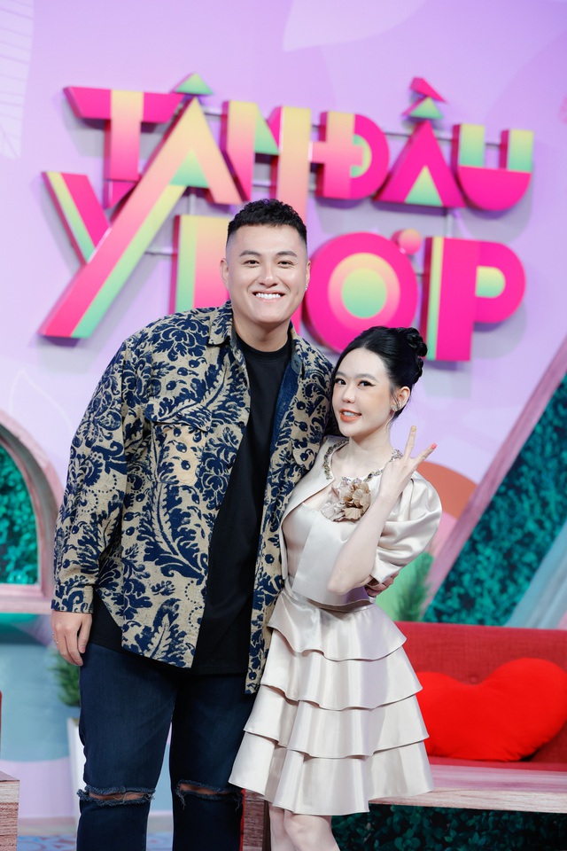 Ái nữ nhà Minh Nhựa cùng chồng chơi gameshow - Ảnh 4.